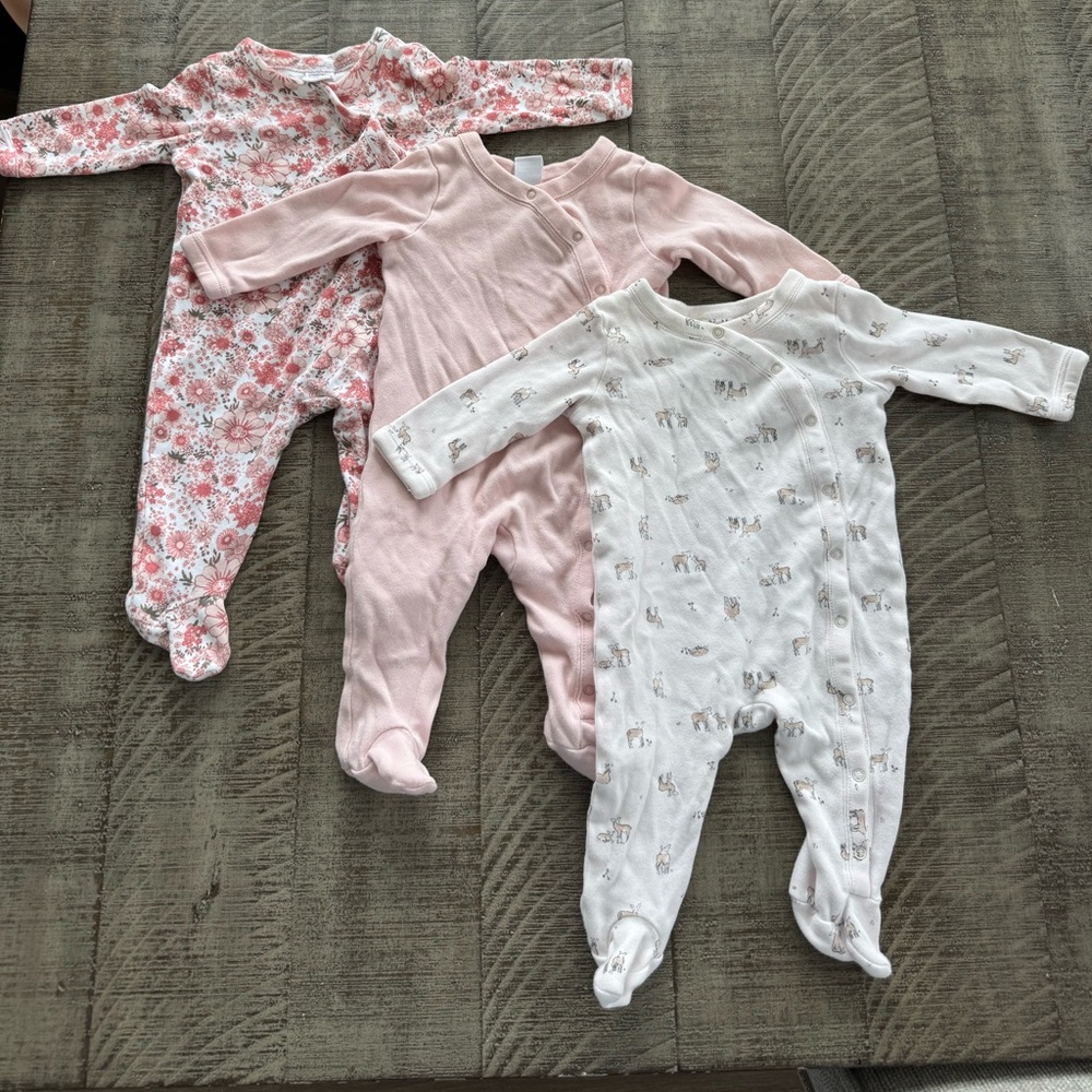 Bundle 3 newborn Nordstrom Cotton Footies